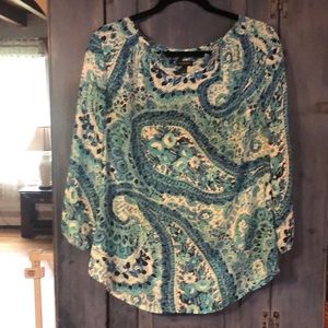 Talbots blouse size large EUC